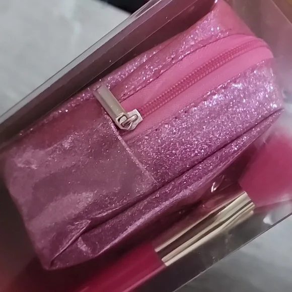 Make Up Brushes With Makeup Bag|Travel Bag Combo Pink - Picture 11 of 12